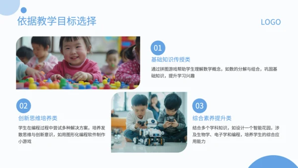 蓝色简约风STEAM教具产品使用指南PPT