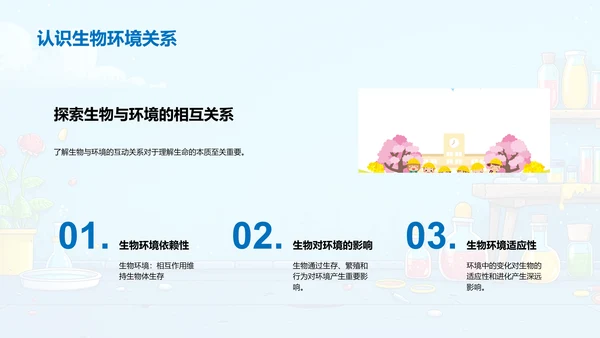 生物科学教学讲座PPT模板
