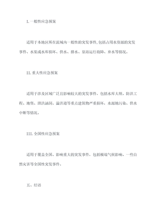 2022年水利应急预案