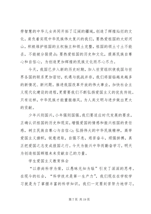 爱国主义教育的几点体会 (4).docx