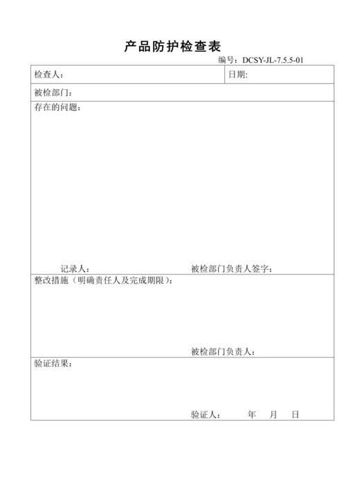 产品防护检查表.docx