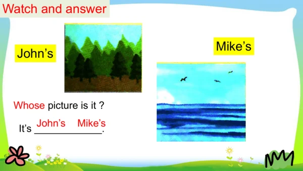 Unit5 Whose dog is it？PartB Read and Write  教学课件（共