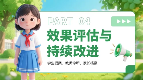 绿色卡通风学生安全教育宣传教育PPT