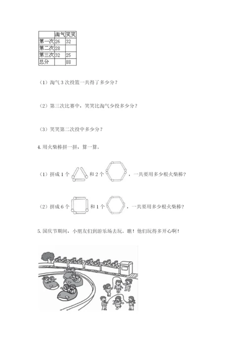 小学二年级数学应用题50道（易错题）.docx