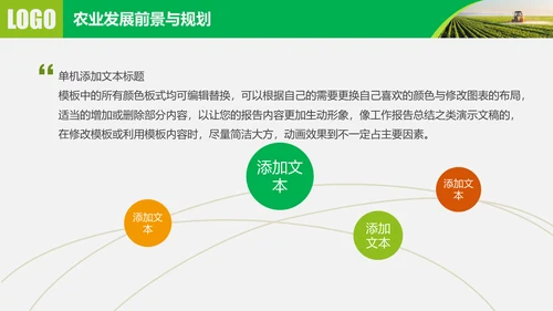 水果蔬菜农业招商农产品宣传通用PPT模板