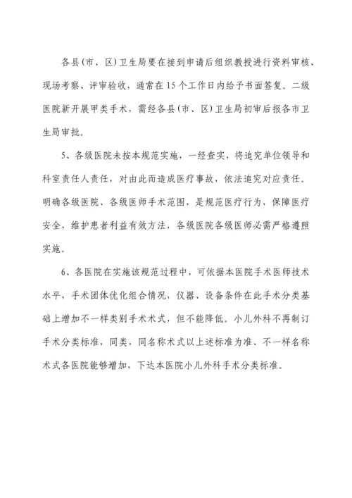 河北省医院手术分级管理标准规范.docx