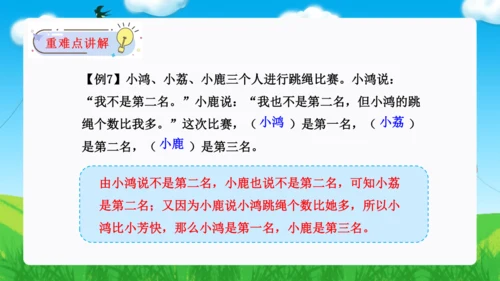 第九单元：数学广角——推理单元复习课件(共25张PPT)人教版二年级数学下册