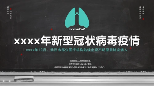新冠病毒防护科普疫情防控PPT课件