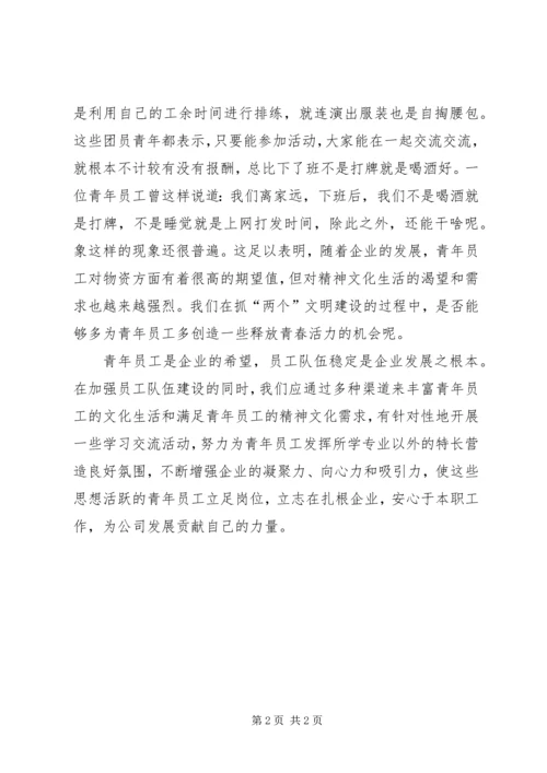 五四青年活动引发的思考工作心得.docx