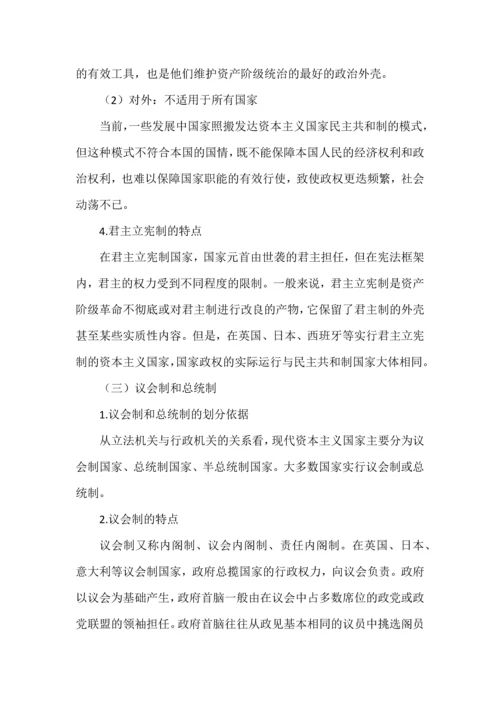 高中政治选必一《当代国际政治与经济》知识整理.docx