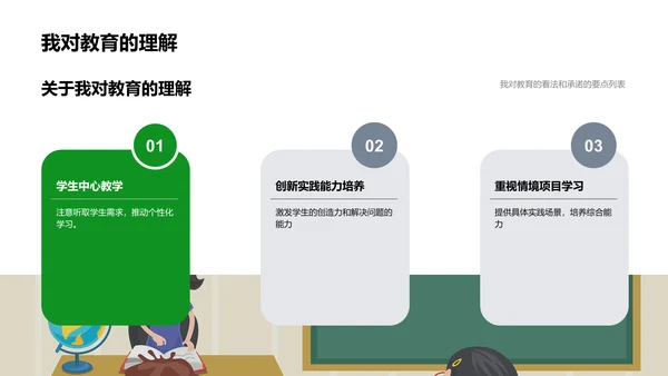 创新教学求职述职PPT模板