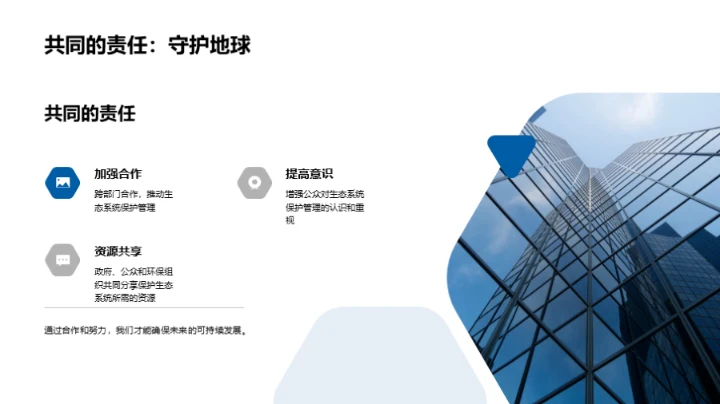 守护生态，你我同行