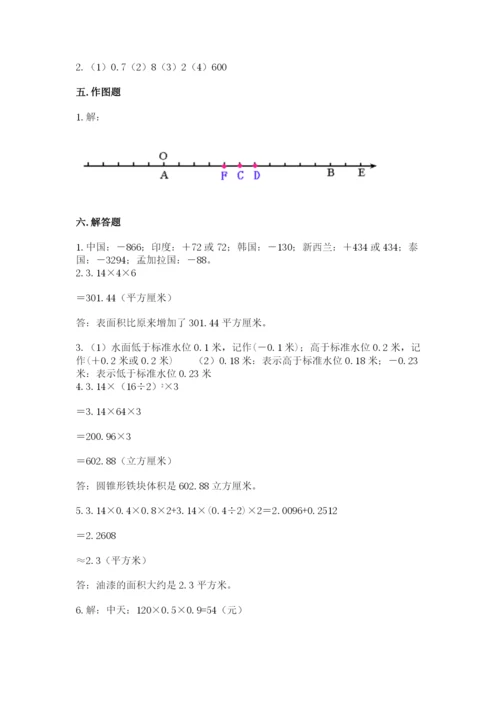 吕梁市小升初数学测试卷最新.docx