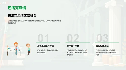 艺术历史解读PPT模板