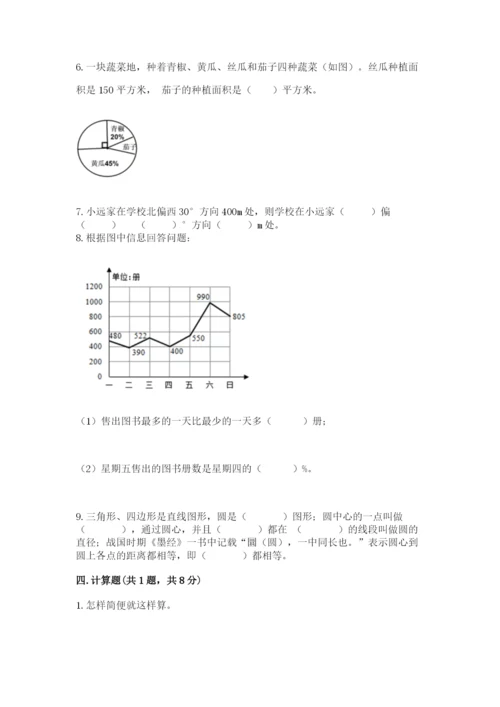 小学数学六年级上册期末考试试卷附参考答案（综合卷）.docx