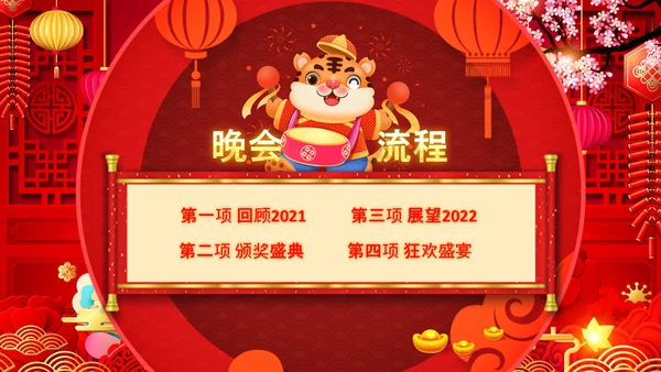 开门红2022赢战虎年誓师大会年会PPT模板