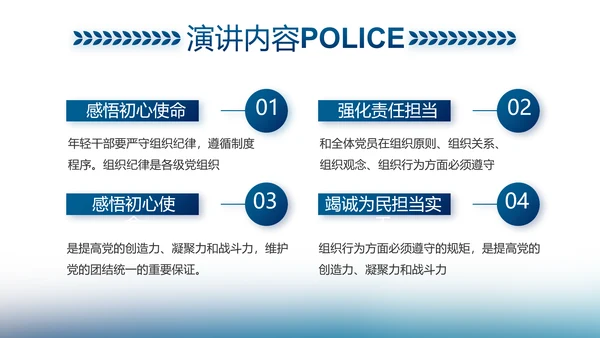 信念坚定对党忠诚公安警察动态PPT