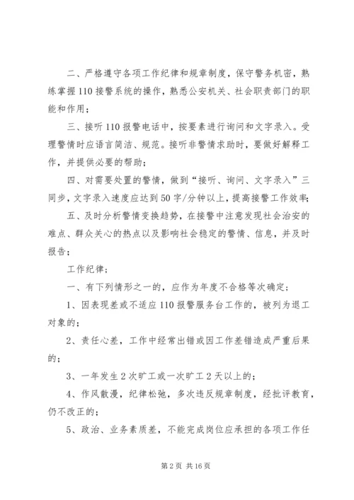 优秀接警员先进事迹材料.docx