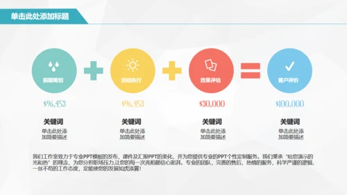 互联网推广计划书电商扁平化通用PPT模板