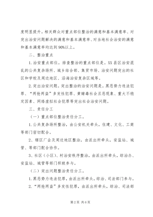 街道集中整治治安活动实施方案.docx