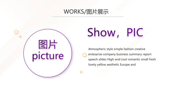 紫色简约大气公司产品介绍宣传PPT