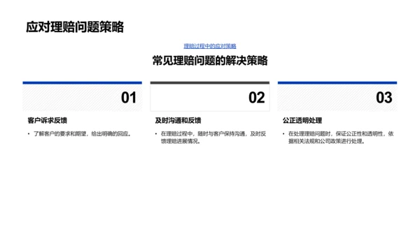 理赔流程与礼仪训练PPT模板