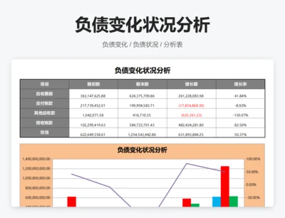 负债变化状况分析