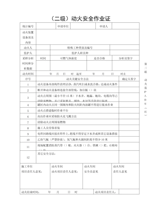 动火作业安全管理核心制度.docx