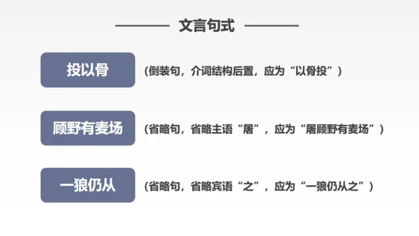 蒲松龄《狼》语文教学通用PPT教学课件