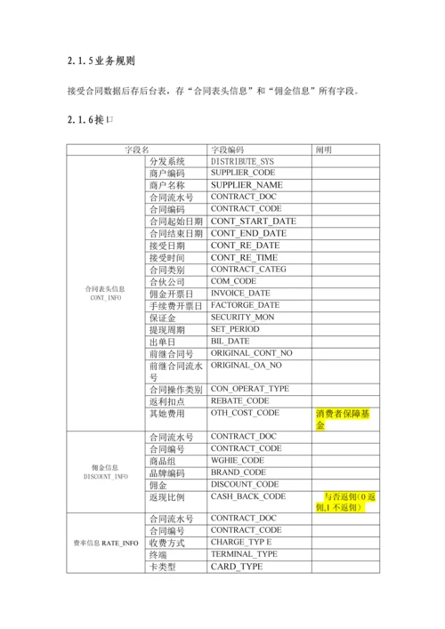 SN-C店专项项目-分账计算系统需求专项说明书.docx