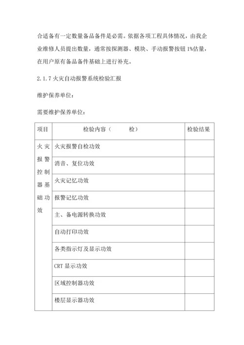 消防维保核心技术专业方案.docx