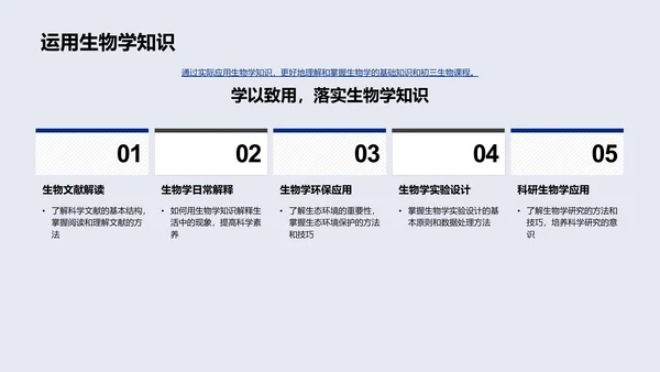 初三生物学教学PPT模板