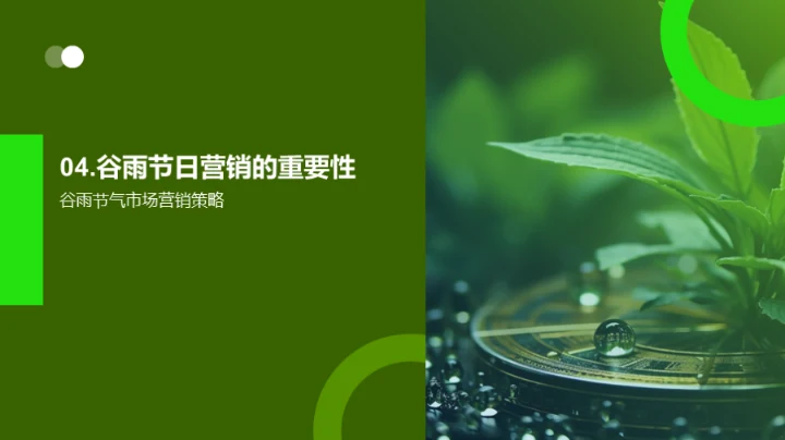 谷雨节营销攻略
