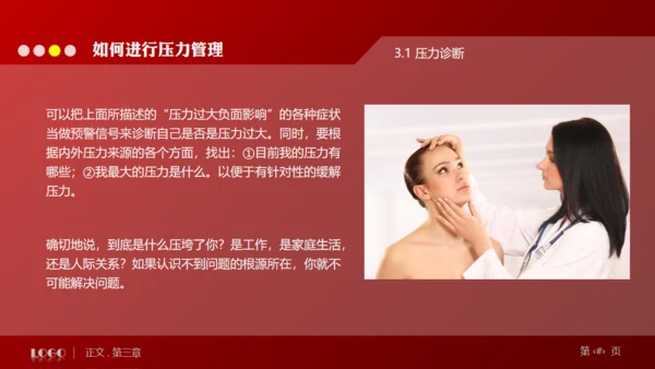 缓解压力培训管理通用PPT模板