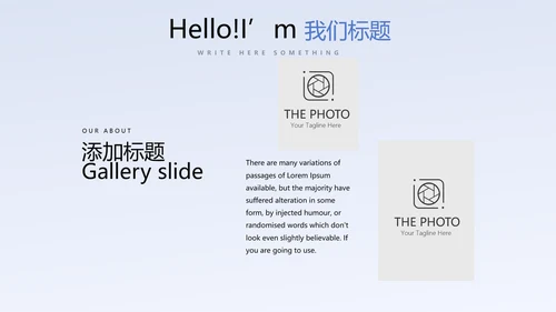 蓝色医疗医药代表工作总结动态PPT