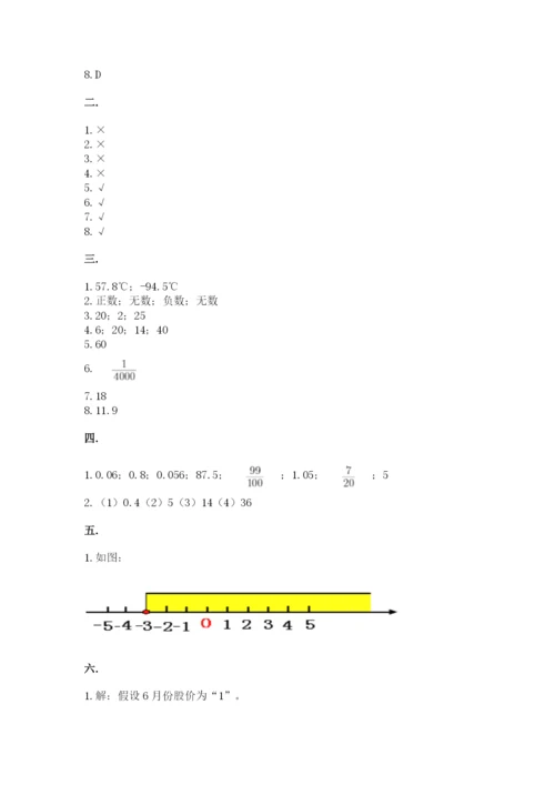 洛阳市小学数学小升初试卷及参考答案（综合卷）.docx