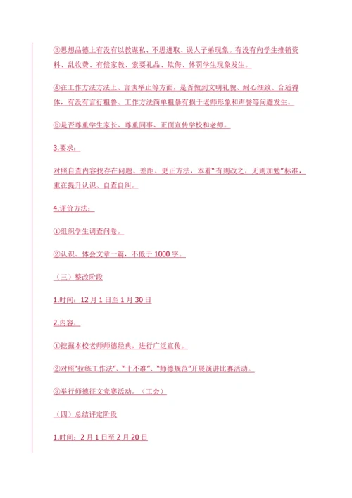 中心小学师德师风建设实施专项方案.docx