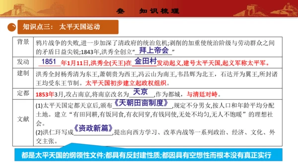 第一单元中国开始沦为半殖民地半封建社会（复习课件）-【课堂无忧】新课标同步核心素养课堂