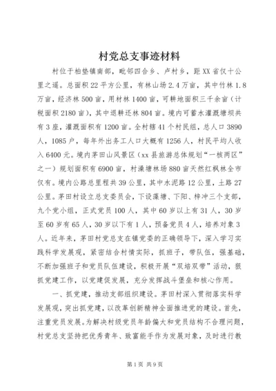 村党总支事迹材料.docx