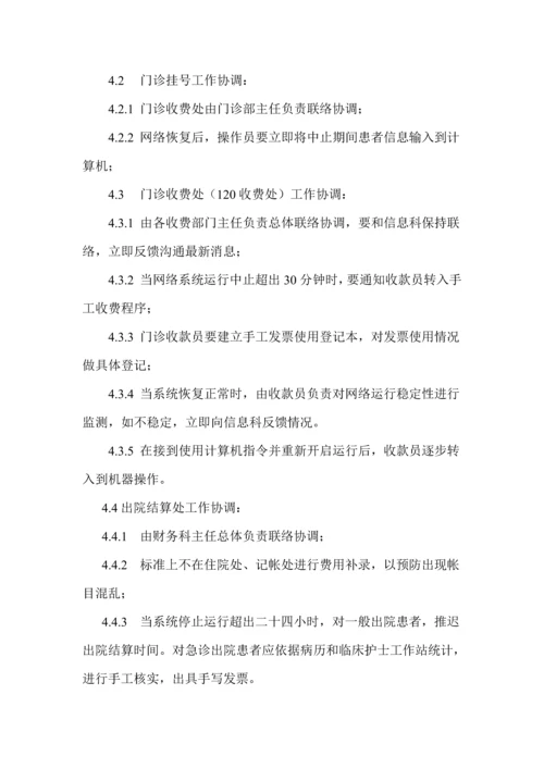 医院信息系统故障应急专题预案.docx