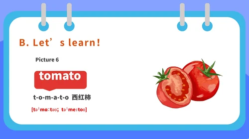 英语三年级上册食物教学课件PPT模板