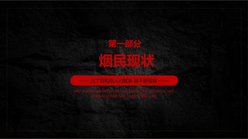吸烟有害健康世界无烟日主题教育PPT课件