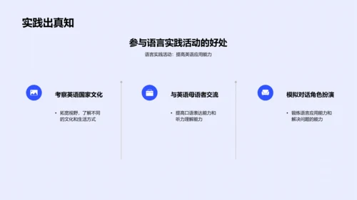 英语科学学习讲座PPT模板