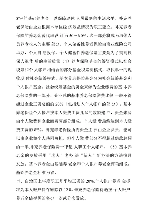 试析我国养老保障及其立法