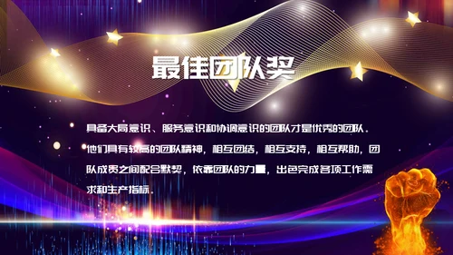 新梦想新未来企业年会颁奖典礼通用PPT模板