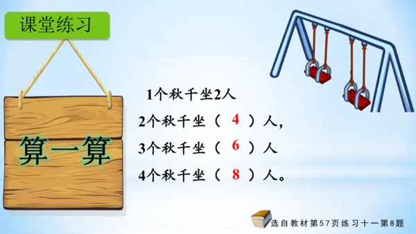 4.表内乘法（一）（2、3、4的乘法口诀）课件(共24张PPT)二年级上册数学人教版