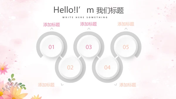粉色温馨感恩主题班会动态PPT