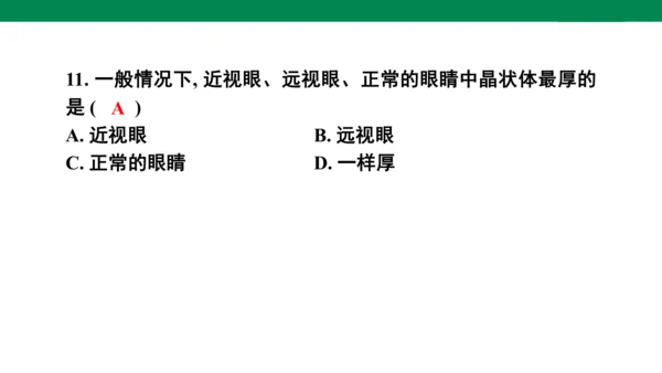 人教版八年级上册物理全章复习训练：5.6 章末综合（19页ppt）