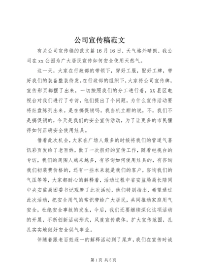 公司宣传稿范文.docx