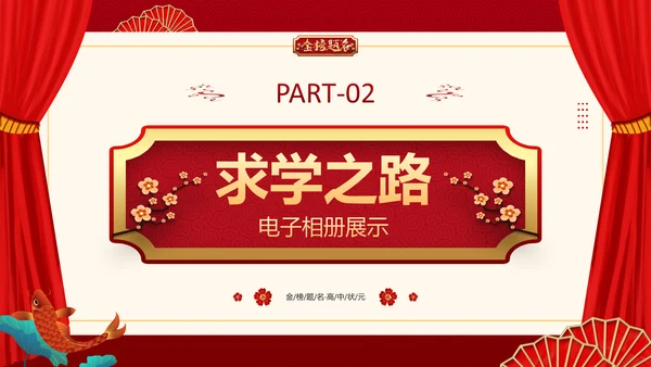高考喜报PPT模板